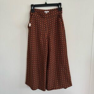 Leith High rise wide leg crop pants